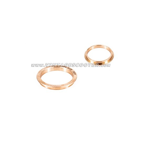 Bague bronze de rochet de kick DRT majorée Vespa ACMA 1950-58 / 150 GL / 150 GS